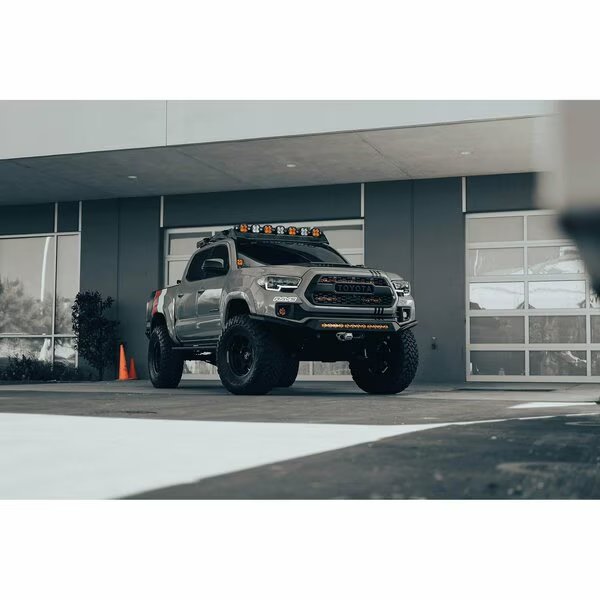 Head Lights w-LED DRL - Blk/Clr, Attica 4X4, Mfr#: CHATT0682-BC-SQ