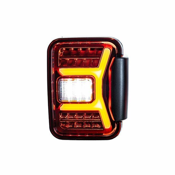 V2 Withled Sequential Turn Signal Set Black / Red, Renegade, Mfr#: CTRNG0669-BR-SQ