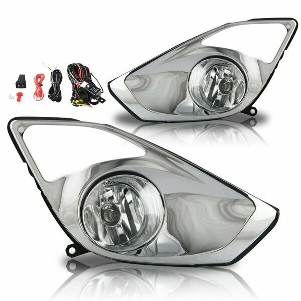 Fog Lights - Clear - Wiring Kit Included, Winjet, Mfr#: CFWJ-0422-C