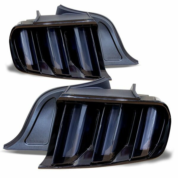 Tail Light With Sequential Turn Signal Glossy Black / Smoke, Renegade, Mfr#: CTRNG0636-GBS