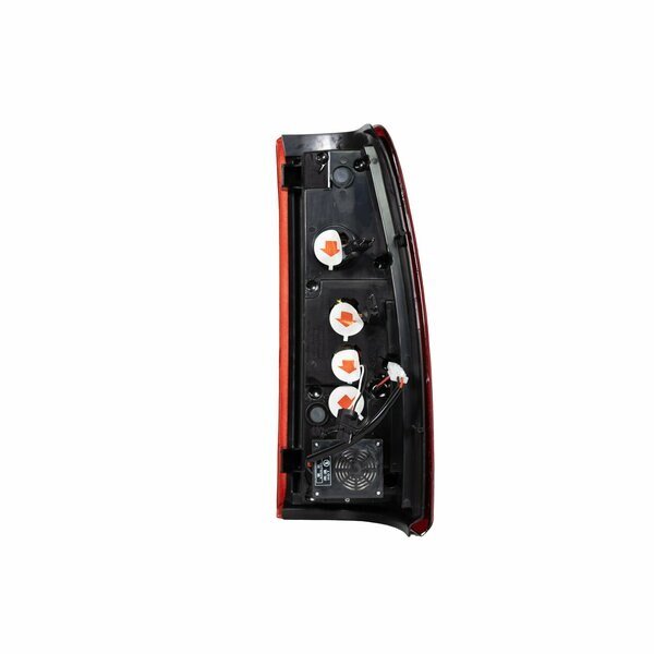 V2Led Tail Lights - Chrome /Red, Renegade, Mfr#: CTRNG0697-CR