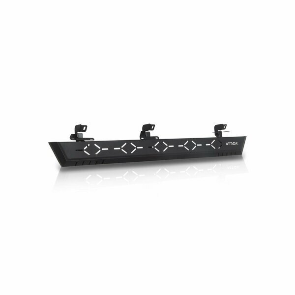 Side Step w/lights - Black, Attica 4X4, Mfr#: ATTFB01C103-BX