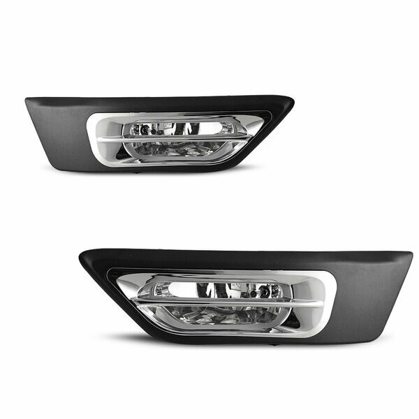 Fog Lights - Clear - Wiring Kit Included, Winjet, Mfr#: CFWJ-0105-C