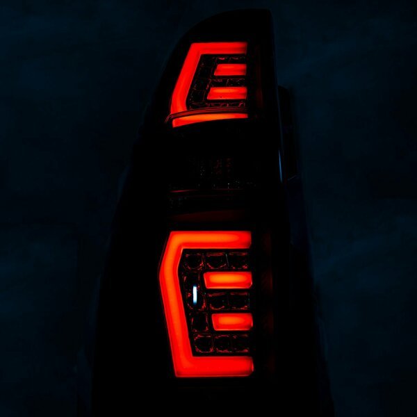 Led Sequential Tail Light Set ; Black/Smoke, Renegade, Mfr#: CTRNG0663-BS-SQ