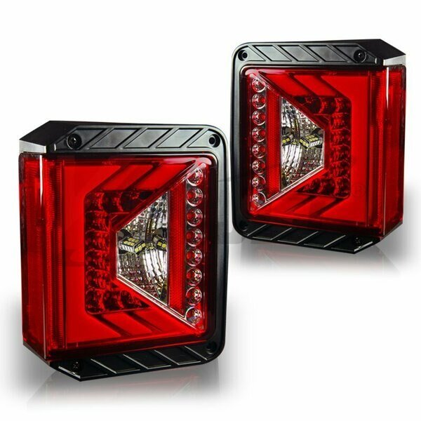 Led Tail Light - Chrome / Red, Renegade, Mfr#: CTRNG0490-CR