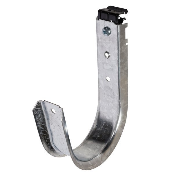 4in. J Hook with Hammer on Flange 5/16in. to 1/2in., 25PK, Winnie Industries, Mfr#: WJH64HOK-58