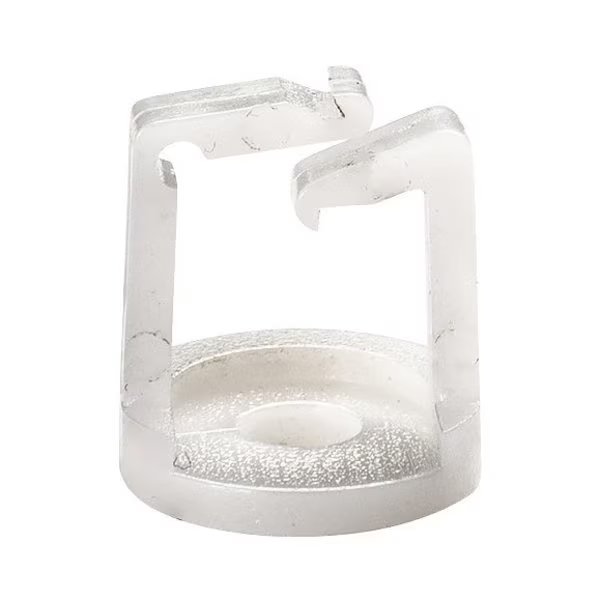 1/2 in. Cable Holder, Locking Gate, White, 100PK, Winnie Industries, Mfr#: WCH050WH