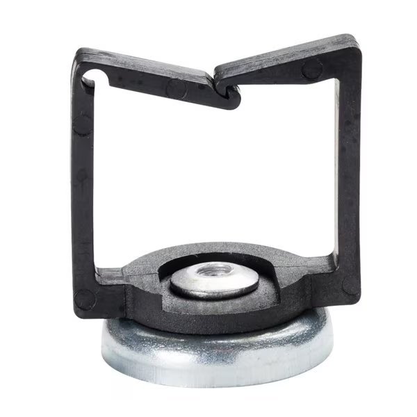1in. Magnetic Cable Holder, 26 lb Magnet, Locking Gate, Black, 100PK, Winnie Industries, Mfr#: WMCH100BK