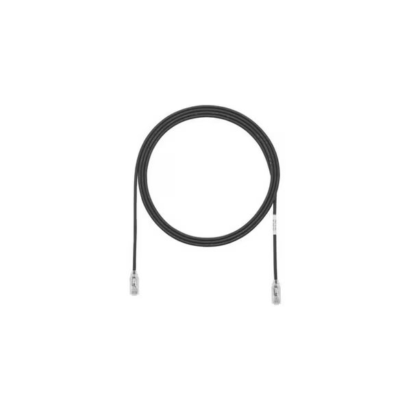 CBL ASSY MOD 28-4PR SOLID, CAT 6, SMALL DIAMETER, 3 FT, NON-INTEG BLACK, Panduit, Mfr#: UTP28SP3BL