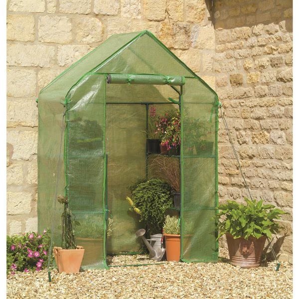 GREENHSE WALK IN W/SHELVING, Gardman, Mfr#: W22 7620