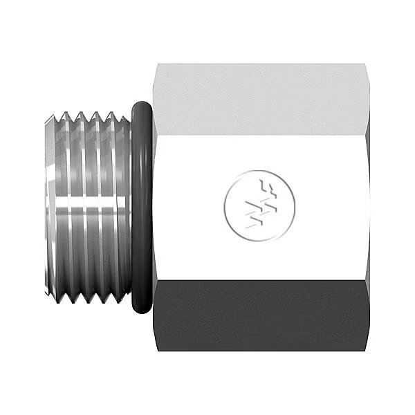 Male O-Ring Boss to Female Pipe Straight Adapter, World Wide Fittings, Mfr#: 3269X08X06