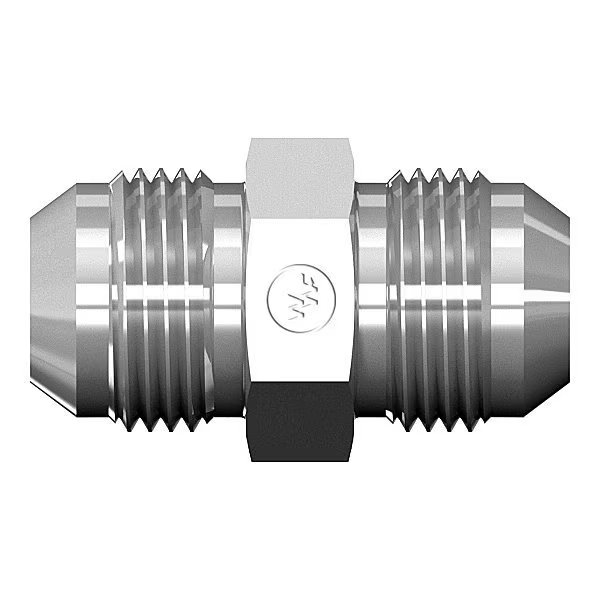 Male JIC to Male JIC Straight Hex Union, World Wide Fittings, Mfr#: 5305X24X24