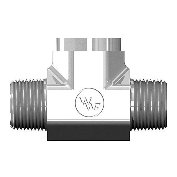 Male Pipe to Male Pipe to Female Pipe Branch Tee, World Wide Fittings, Mfr#: 5601X12X12X12