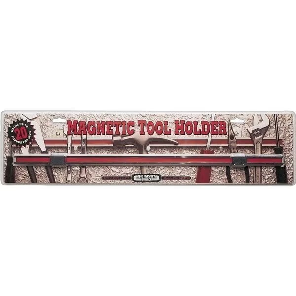 0 Magnetic Tool Holder, 24 in L, 34 in W, 118 in H, Steel, Magnet Source, Mfr#: 7662