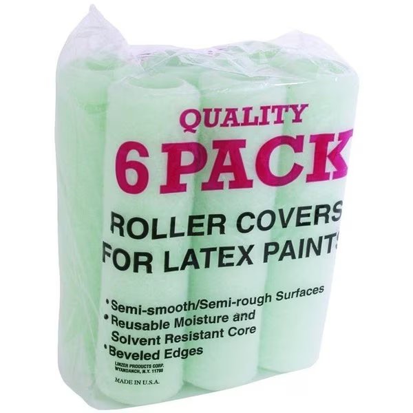 Paint Roller Cover, 38 in Thick Nap, 9 in L, Polyester Cover, Linzer, Mfr#: RC 139