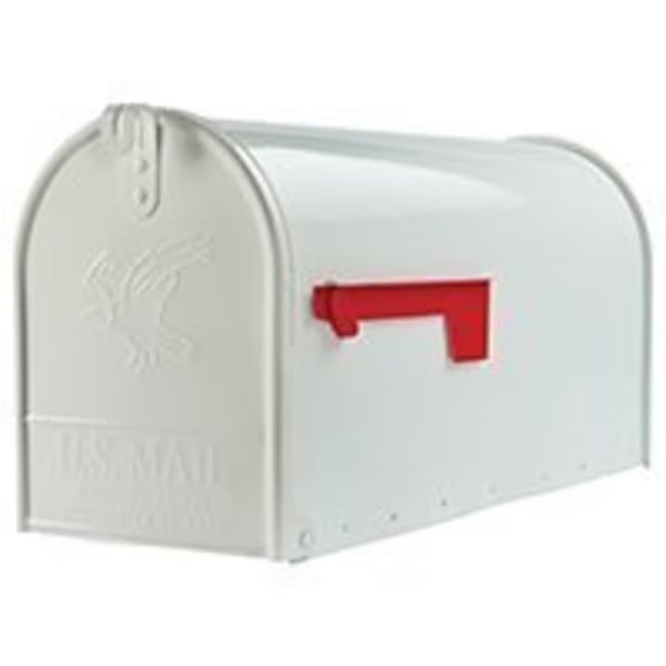 Gibraltar Mailboxes Elite E1600W00 Mailbox, 1475 cu-in Capacity, Galvanized Steel, Powder-Coated, Gibraltar Mailboxes, Mfr#: E1600W00