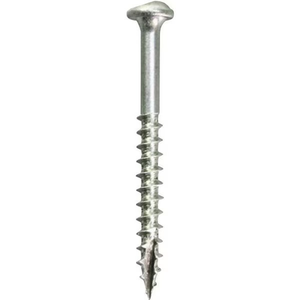 Self-Drilling Screw, 1-1/2 in, Zinc Plated Maxiloc Head Square Drive, Kreg, Mfr#: SML-C150 - 100