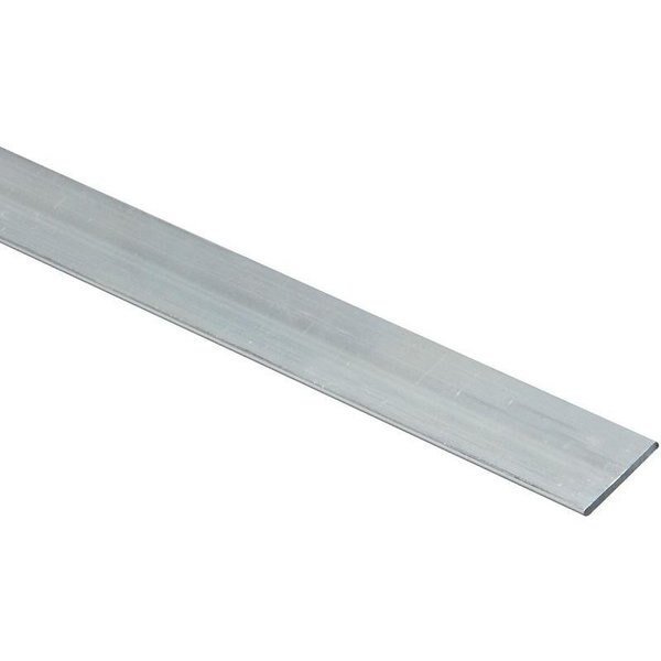 4201BC Series Flat Bar, 34 in W, 72 in L, 116 in Thick, Aluminum, Mill, Stanley, Mfr#: N247-197
