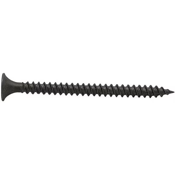 Deck Screw, #6 x 1 in, Steel, Flat Head, Phillips Drive, Pro-Fit, Mfr#: 280058