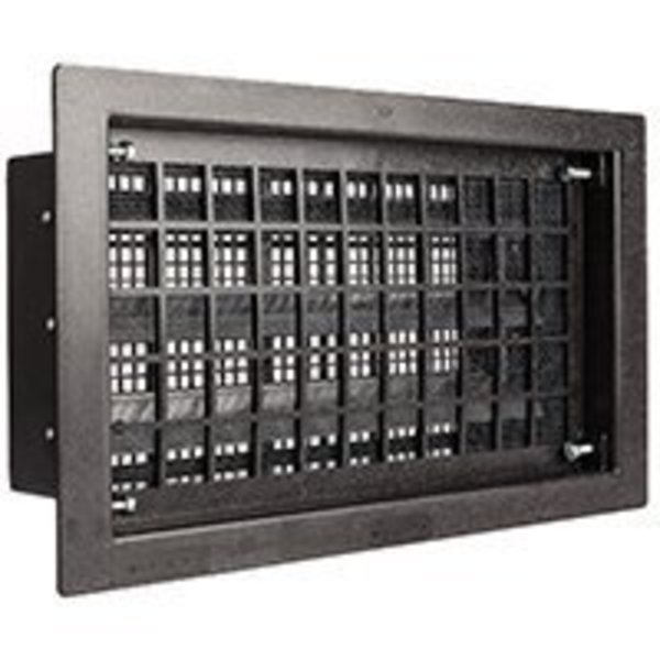 FVRABL Automatic Foundation Vent, 57 sq-in Net Free Ventilating Area, Polyethylene, Black, Master Flow, Mfr#: FVRABL