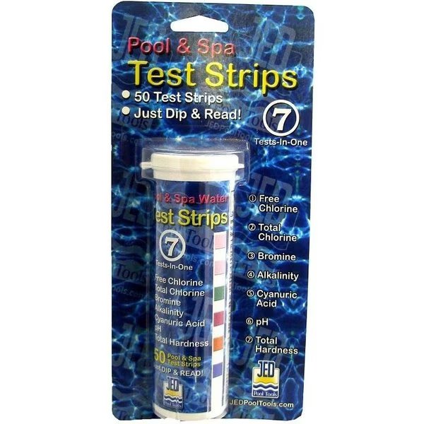 Pool Test Kit Refill, 7Way, Jed Pool Tools, Mfr#: 00-492-01