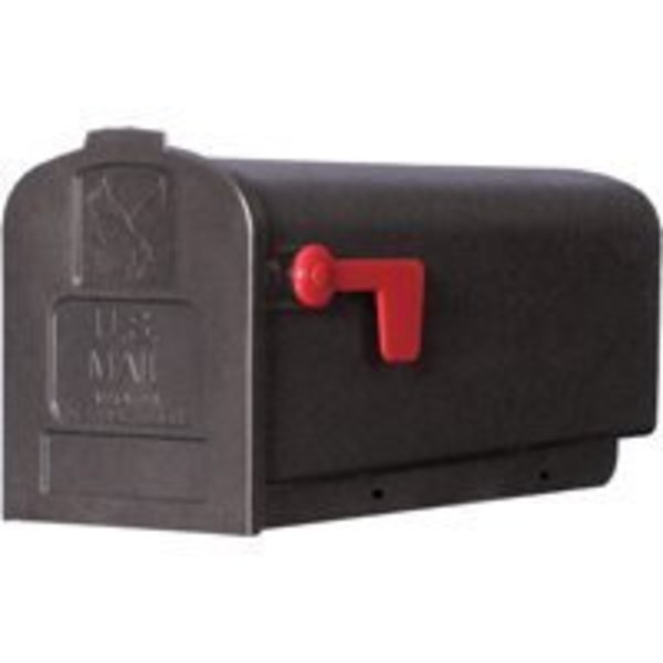 Gibraltar Mailboxes Parson PL10B0201 Rural Mailbox, 875 cu-in Capacity, Plastic, Gibraltar Mailboxes, Mfr#: PL10B0201