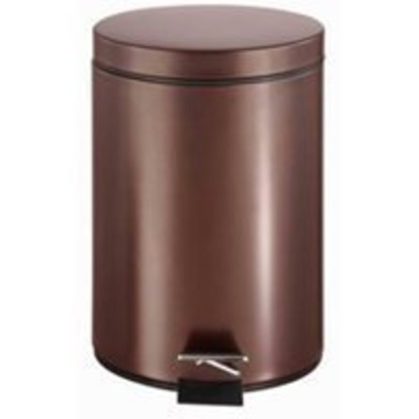 Simple Spaces LYP0701 Trash Can, 1.85 gal Capacity, 12 in H, Flat Lid Closure, Simple Spaces, Mfr#: LYP0701