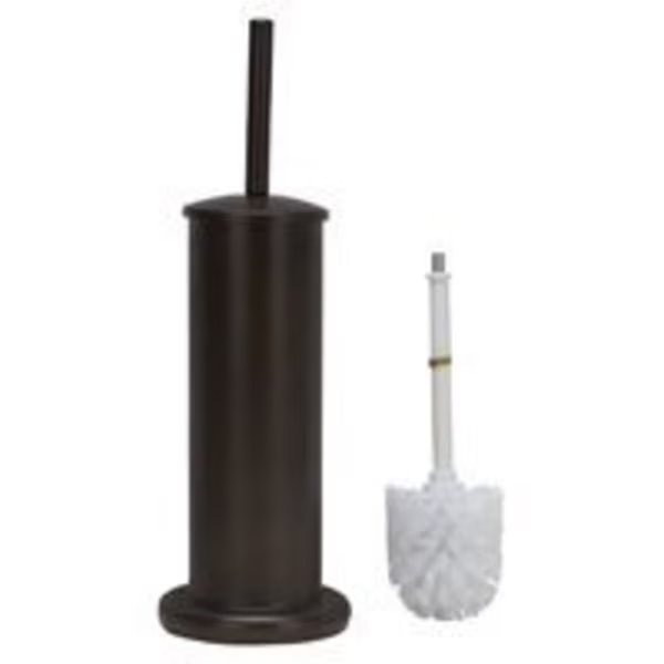 Simple Spaces MYY004 Toilet Bowl Brush with Stand, Round, Steel Holder, Simple Spaces, Mfr#: MYY004