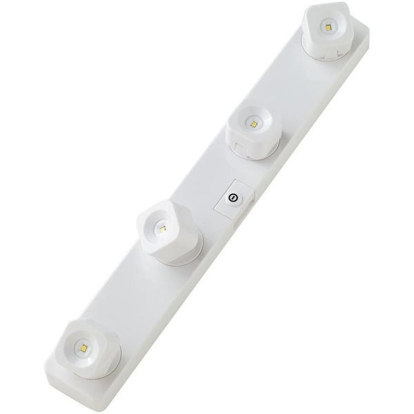 FastTrack Light, AA Battery, Alkaline Battery, 4Lamp, LED Lamp, 55 Lumens, 4000 K Color Temp, White, Light It!, Mfr#: 30037-308