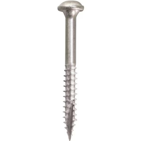 Self-Drilling Screw, 1-1/4 in, Zinc Plated Steel Maxiloc Head Square Drive, Kreg, Mfr#: SML-F125 - 500