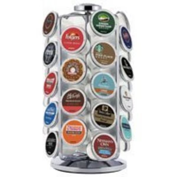 KEURIG K-Cup 121609 Pod Carousel, Metal Shelf, Silver, Keurig, Mfr#: 121609