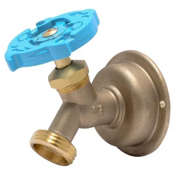 Hose Bibb, 12 x 34 in Connection, MHT, 200 psi Pressure, MultiTurn Actuator, Brass Body, Cash Acme, Mfr#: 24632LF