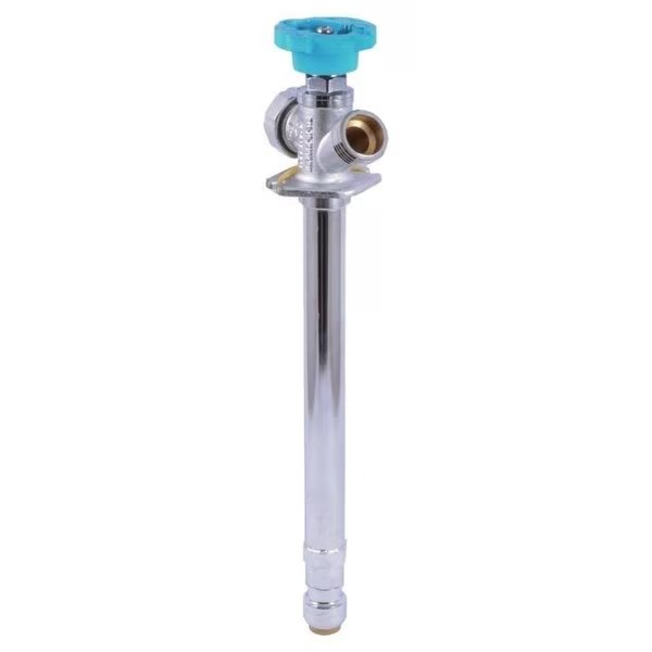 AntiSiphon Sillcock, 12 x 34 in Connection, MHT, 125 psi Pressure, Brass Body, Cash Acme, Mfr#: 24628LF