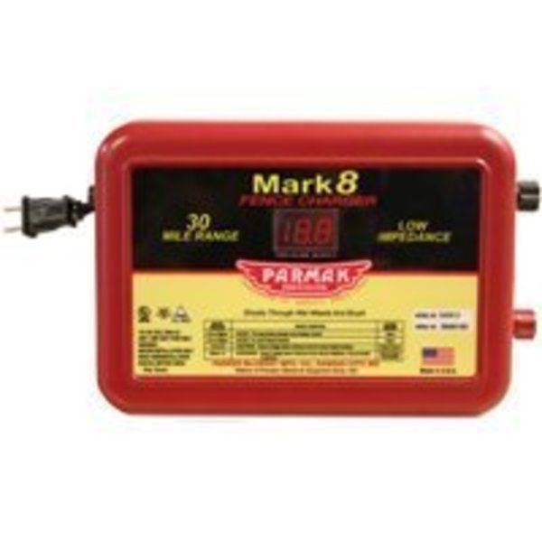 Parmak MARK 8/7 Electric Fence Charger, 110/120 V, 1.1 to 4.9 J, Parmak, Mfr#: MARK 8/7