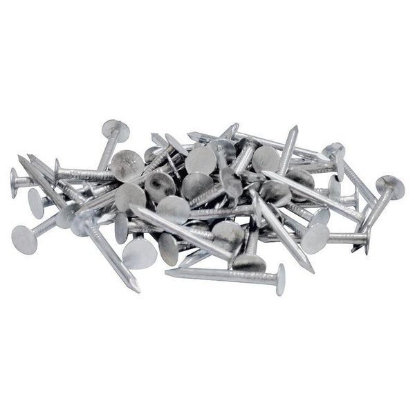Roofing Nail, 1 in L, 2D, Steel, Electro Galvanized Finish, 11 ga, Pro-Fit, Mfr#: 132058