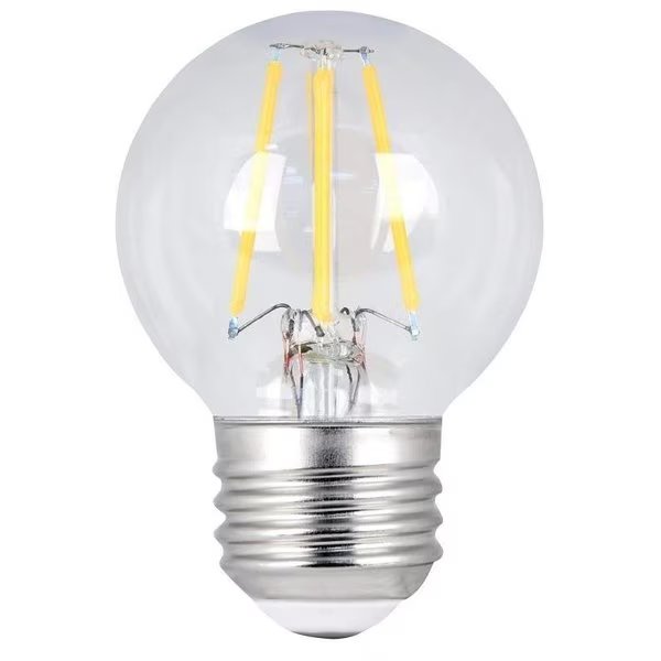 BPGM40927CAFIL LED Bulb, Globe, G165 Lamp, 40 W Equivalent, E26 Lamp Base, Dimmable, Clear, Feit Electric, Mfr#: BPGM40/927CA/FIL/