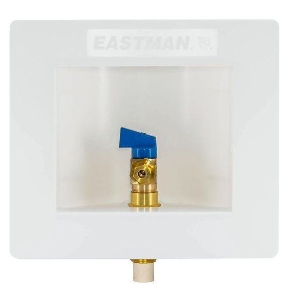 Ice Maker Outlet Box, BrassPolystyrene, Ez-Flo Eastman, Mfr#: 60234/39165