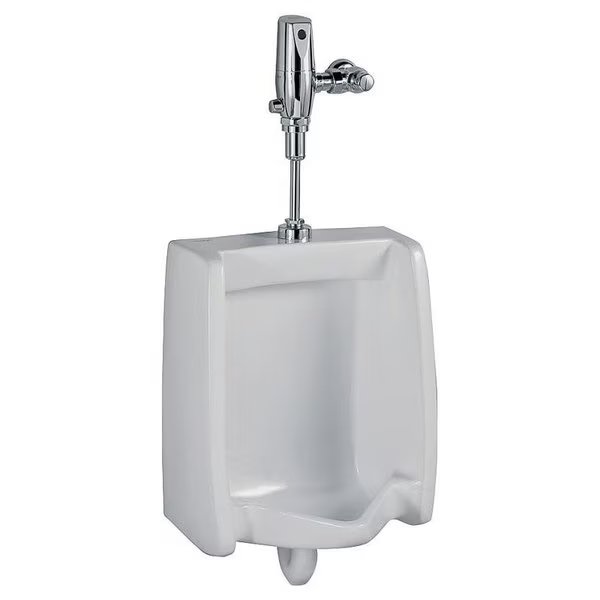 Washbrook Series 6590001020 Urinal, 01 to 08 gpf, Vitreous China, White, 4 in RoughIn, American Standard, Mfr#: 6590.001.02