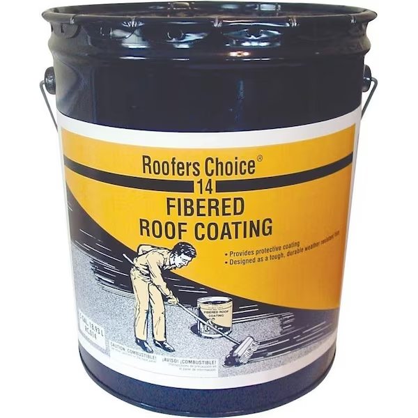 Henry Roofers Choice RC014070 Roof Coating, Black, 5 gal Pail, Henry, Mfr#: RC014070