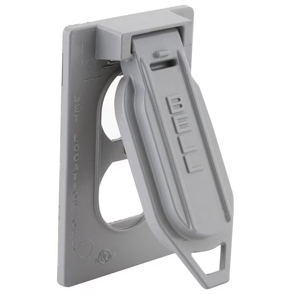 Cover, 4916 in L, 21316 in W, Aluminum, Gray, PowderCoated, Hubbell, Mfr#: 5146-0