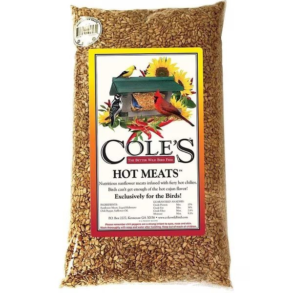 Hot Meats Blended Bird Seed, Cajun Flavor, 5 lb Bag, Coles, Mfr#: HM05