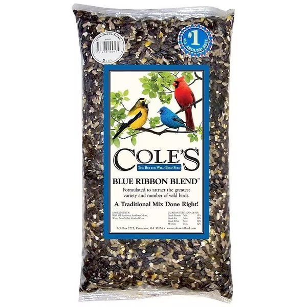 Blue Ribbon Blend Blended Bird Food, 5 lb Bag, Coles, Mfr#: BR05