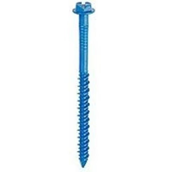 Tapcon Masonry Screw, Hex, Steel Climaseal Coated, Tapcon, Mfr#: 24340
