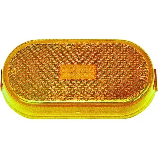 Marker Light, 12 V, Incandescent Lamp, Amber Lens, Screw Mounting, Pm Company, Mfr#: V108WA