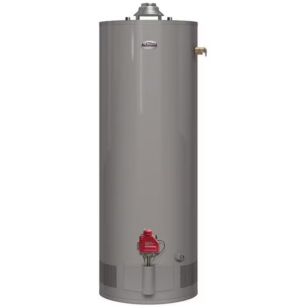 Essential Series Gas Water Heater, Liquid Propane, 29 gal Tank, 52 gph, 30000 Btuhr BTU, Richmond, Mfr#: 6G30-30PF3