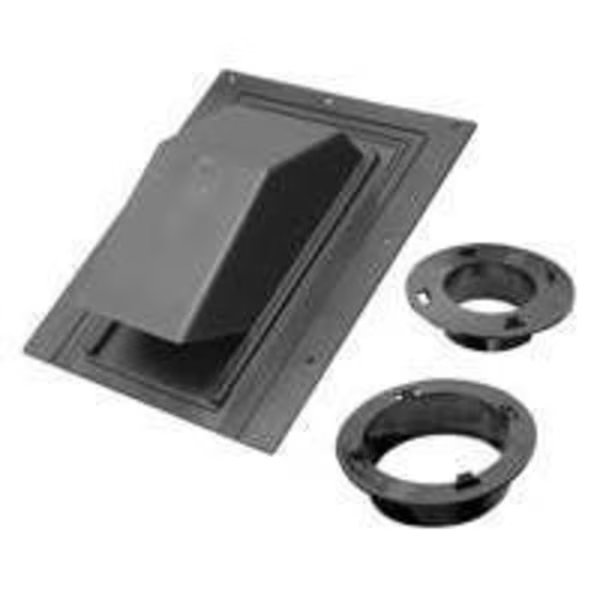 Lambro 354R Roof Vent Cap, Plastic, Black, Lambro, Mfr#: 354R