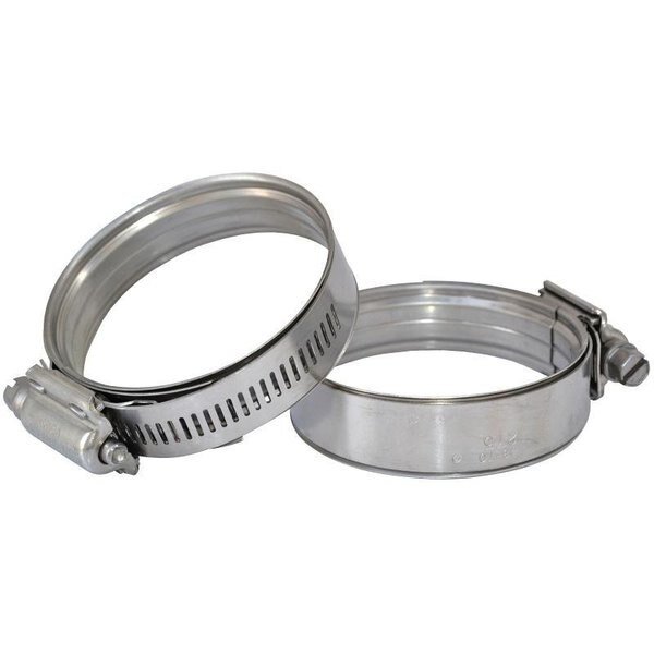 Pressure Seal HeavyDuty Hose Clamp, 212 to 262 in Hose, 300 Stainless Steel, Green Leaf, Mfr#: PC288