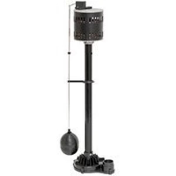 SUPERIOR PUMP 92553 Sump Pump, 1-1/2 in Outlet, 60 gpm, 0.5 hp, Thermoplastic, Superior Pump, Mfr#: 92553