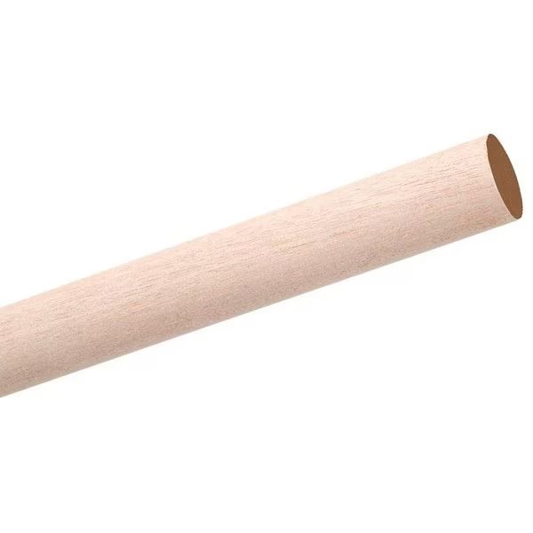 Dowel Rod, 58 in Dia, 48 in L, Birchwood, Waddell, Mfr#: 6710UB