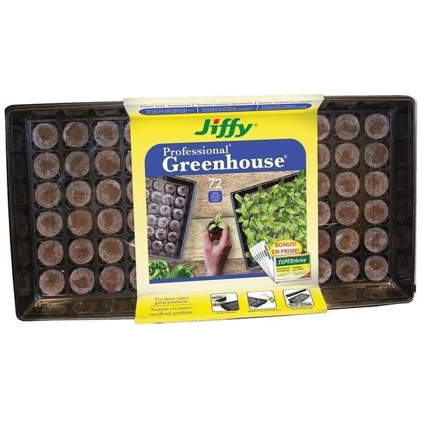 J372ST20 Greenhouse Pellet, 72Piece, Jiffy, Mfr#: J372PROGS